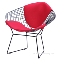 Harry Bertoia Diamond Wire Chair mit Polsternachbildung